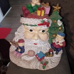 Festive Santa Claus Holiday Decoration